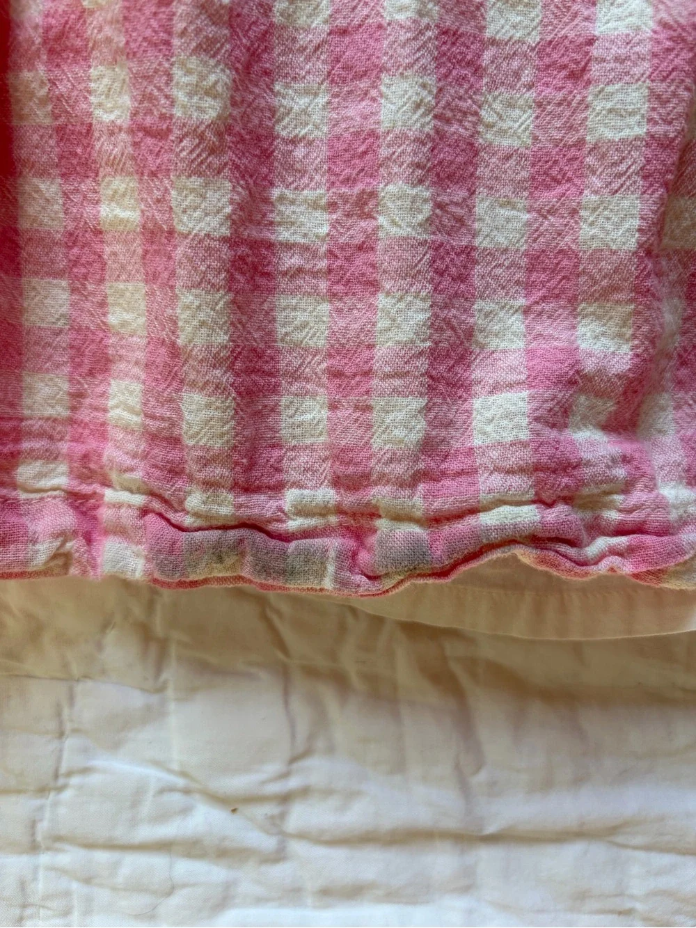 Boden Pink and Cream Gingham Easter Dress